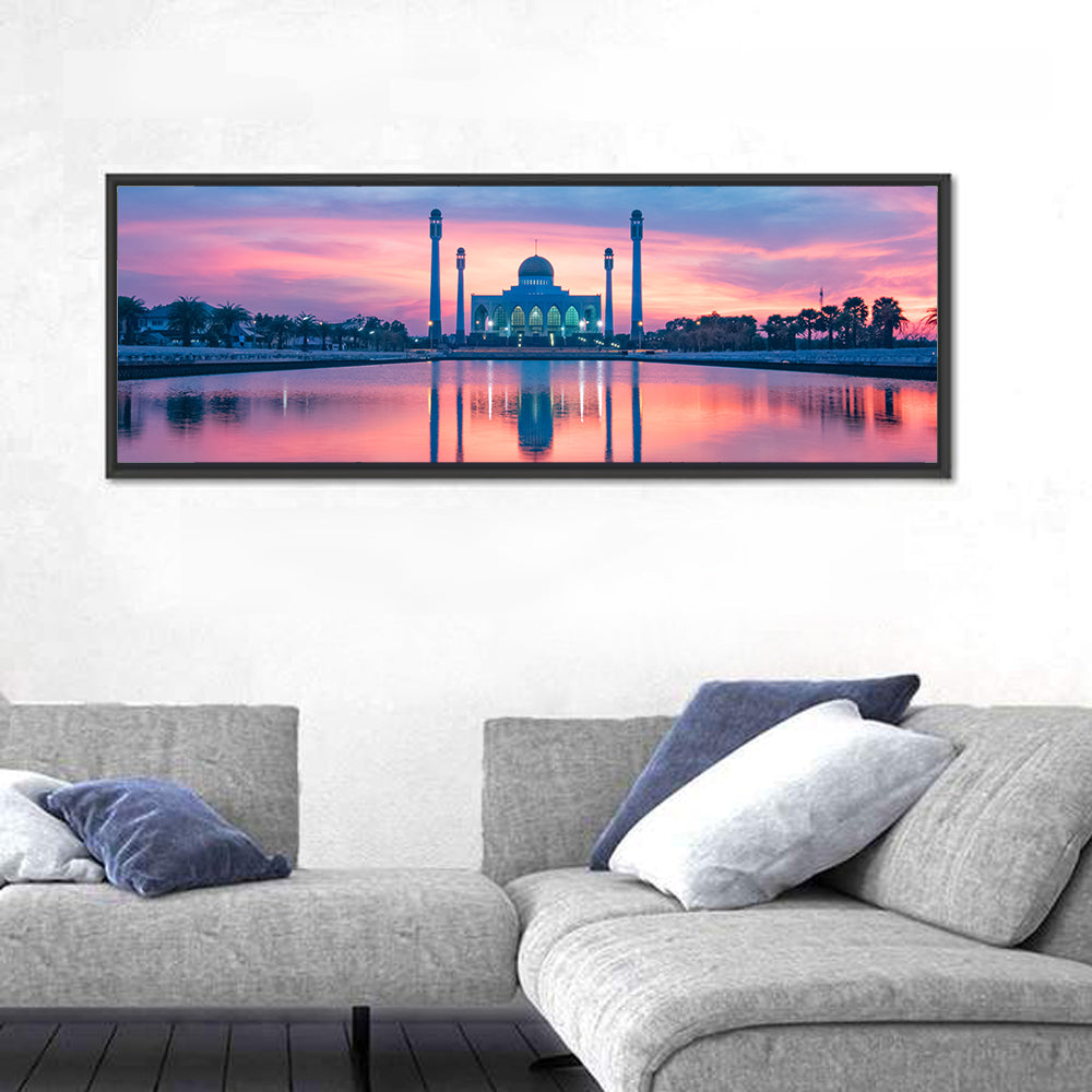 Central Mosque of Songkhla at Sunset Wall Art