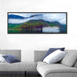 Cruise Liners On Hardanger Fjorden Wall Art