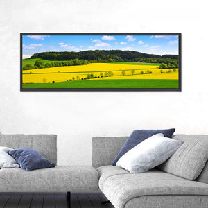 Spring Rural Landscape In Czech Republic Wall Art