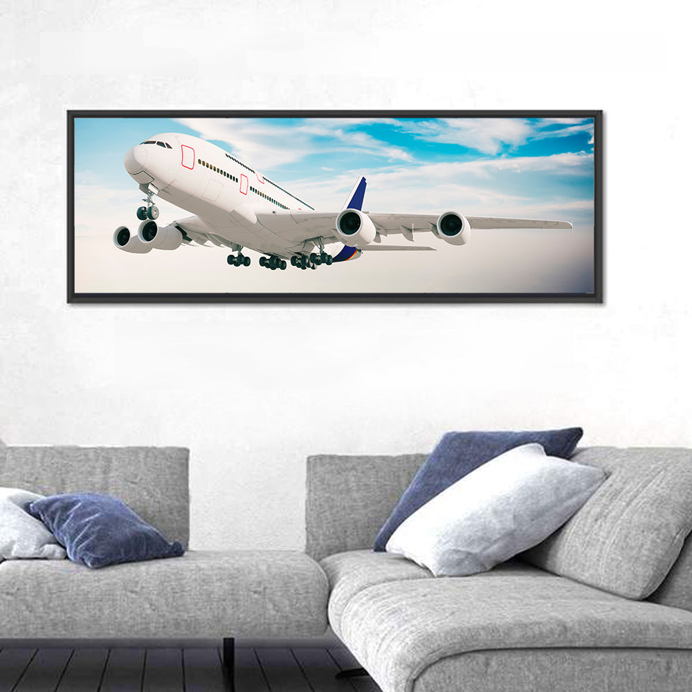Four-engine Airliner in Flight Wall Art