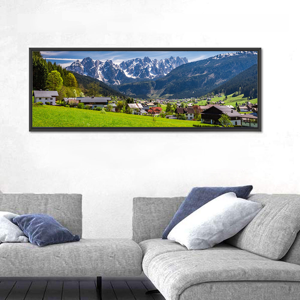 Gosau Village in Austrian Alps Wall Art