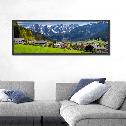 Gosau Village in Austrian Alps Wall Art