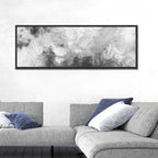 Monochrome Brushstroke Study Wall Art