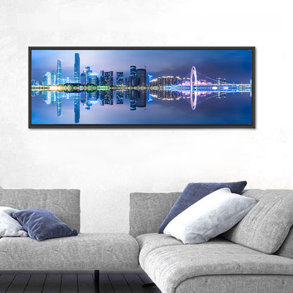 Guangzhou Skyline & Zhujiang River Wall Art