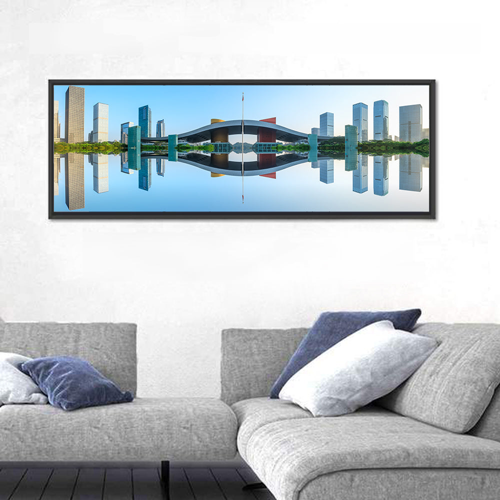 Shenzhen Civic Center at Sunrise Wall Art