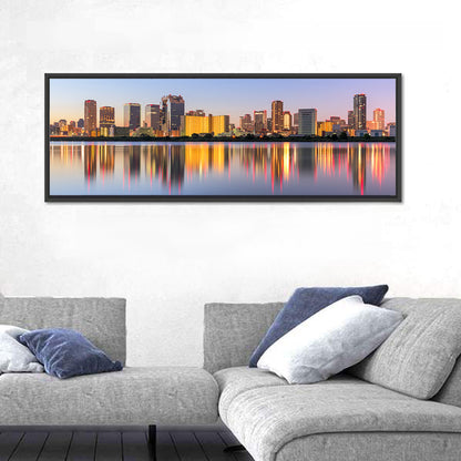 Umeda Skyline at Dusk Wall Art