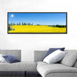 Blooming Rapeseed Field Wall Art