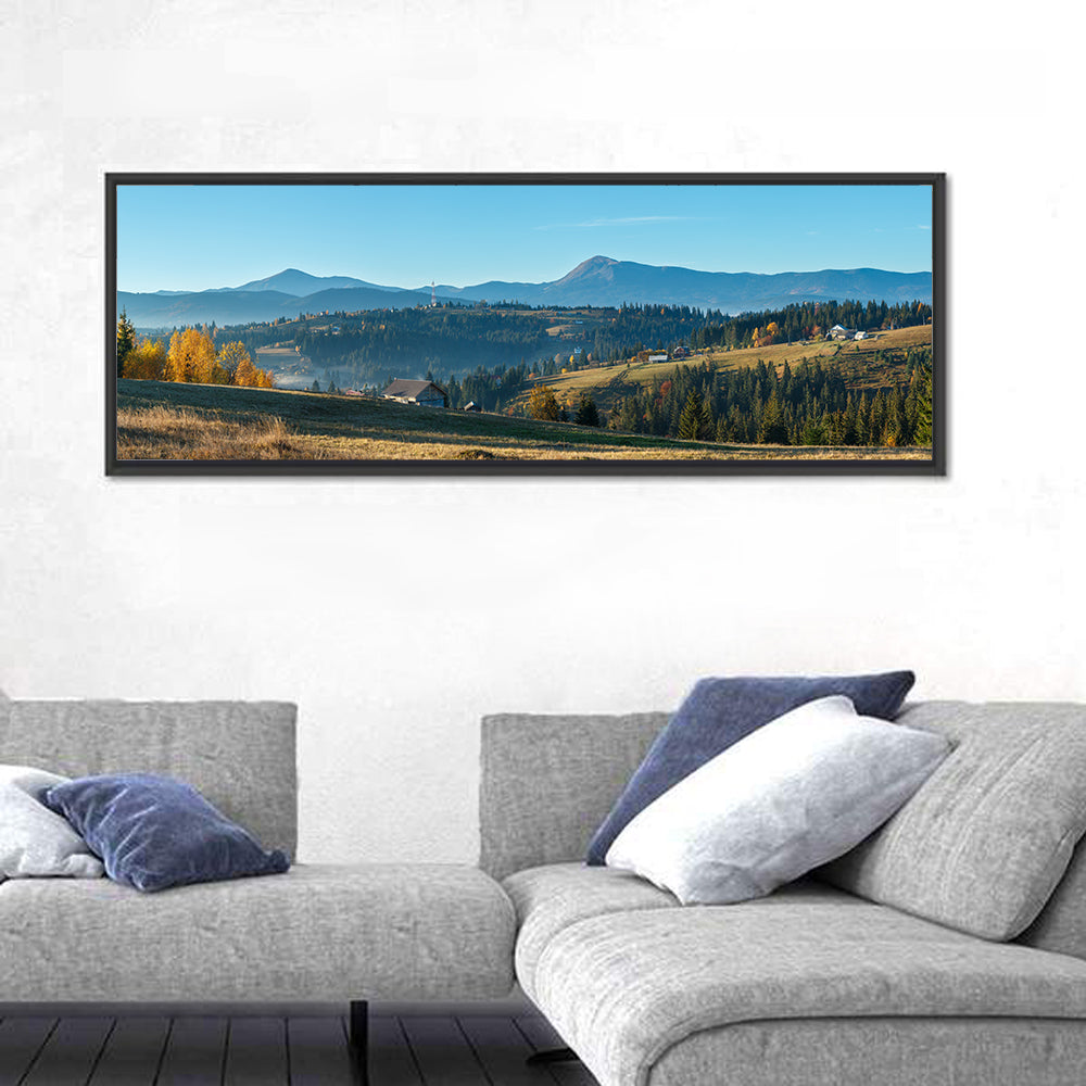 Yablunytsia Village Mountain View Wall Art