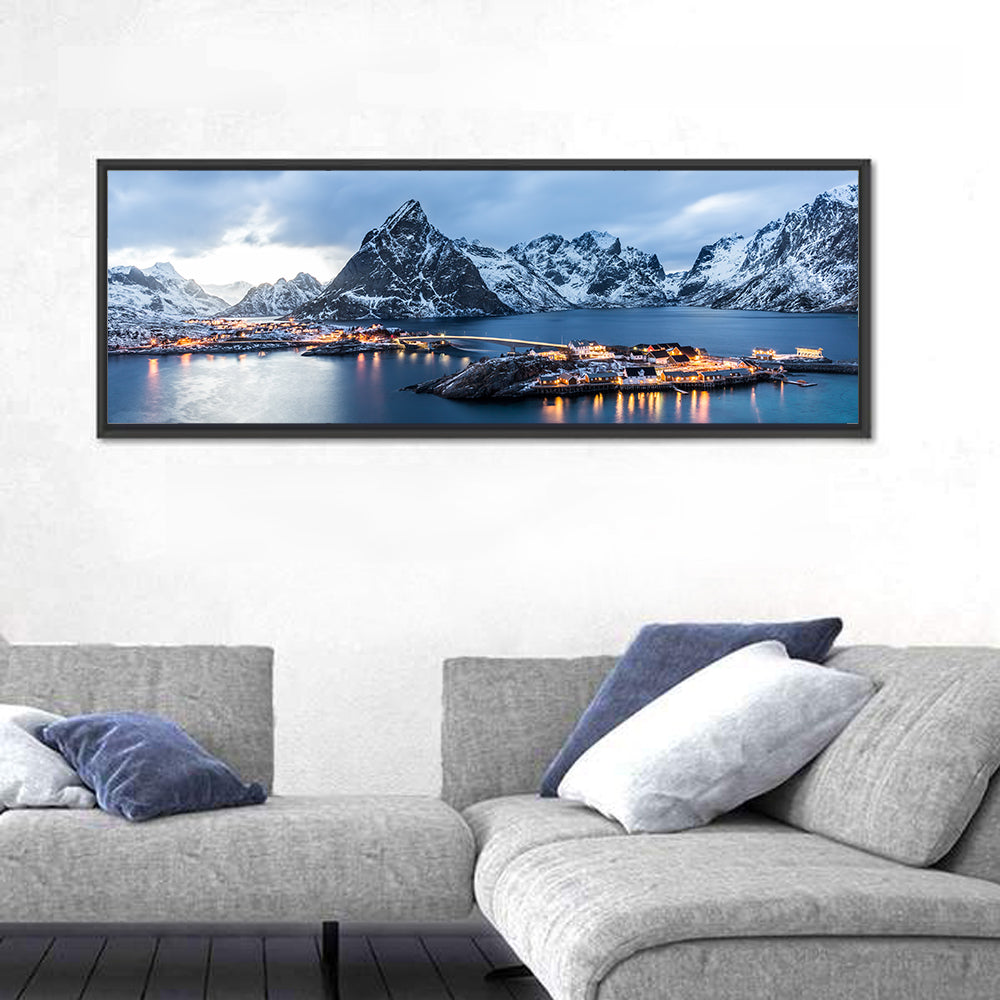 Blue Hour Over Reine, Lofoten Wall Art