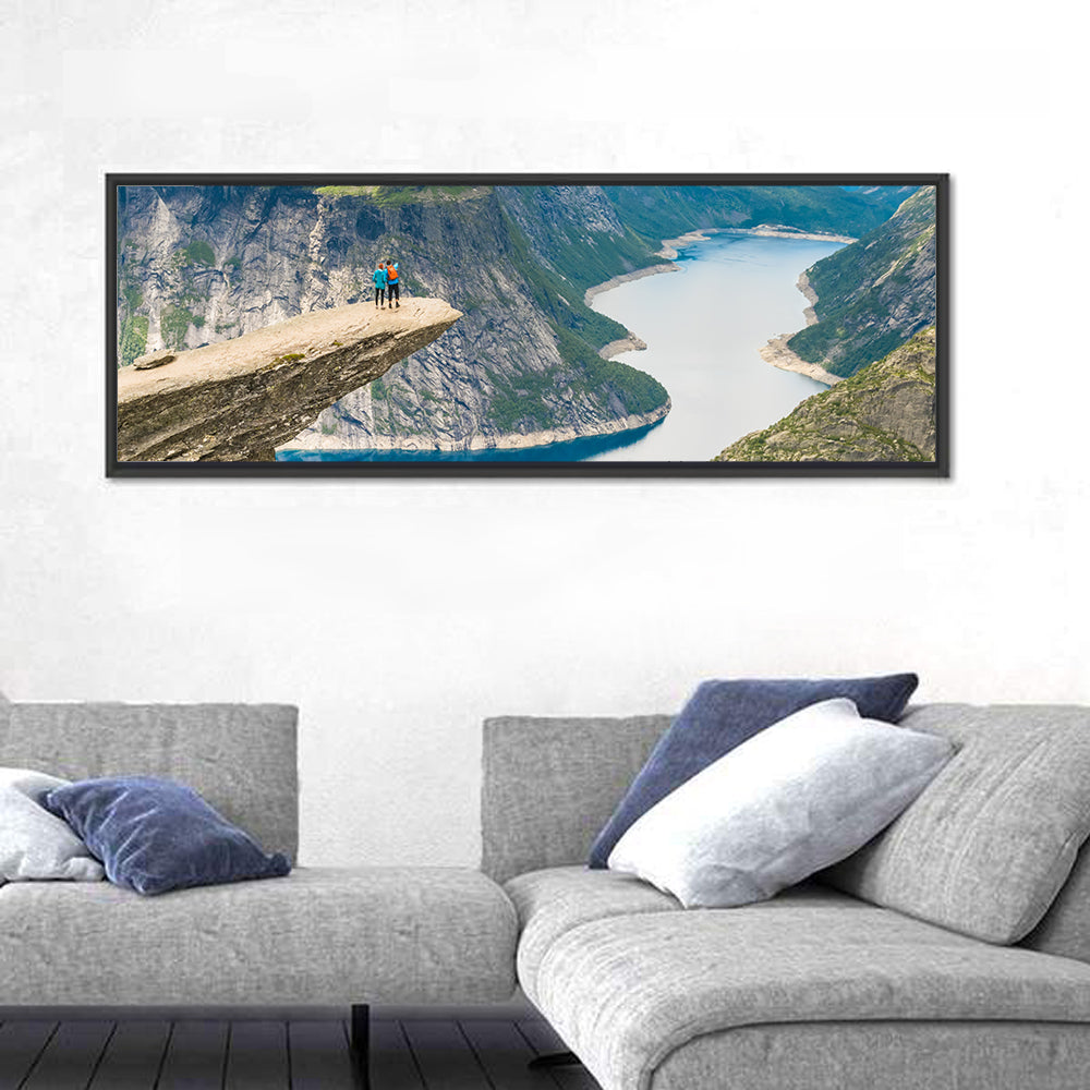 Trolltunga Rock Ledge, Odda Norway Wall Art