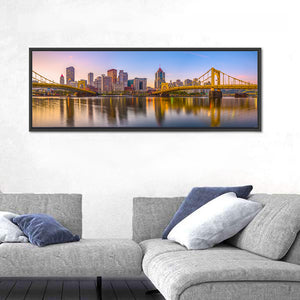 Allegheny River At Dusk Wall Art