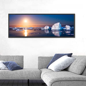 Summer Night In Antarctica Wall Art