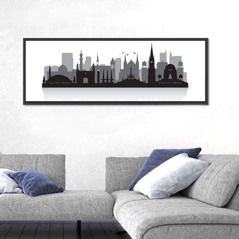 Karachi City Skyline Wall Art