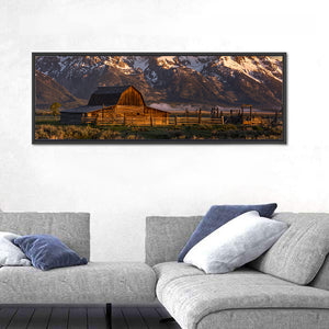 John Moulton Barn In Wyoming Wall Art