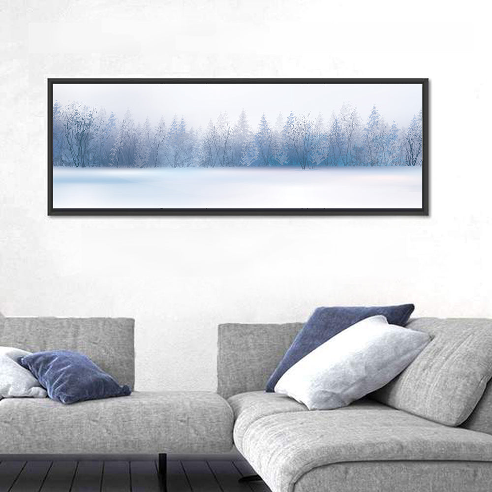 Frosted Winter Forest Wall Art