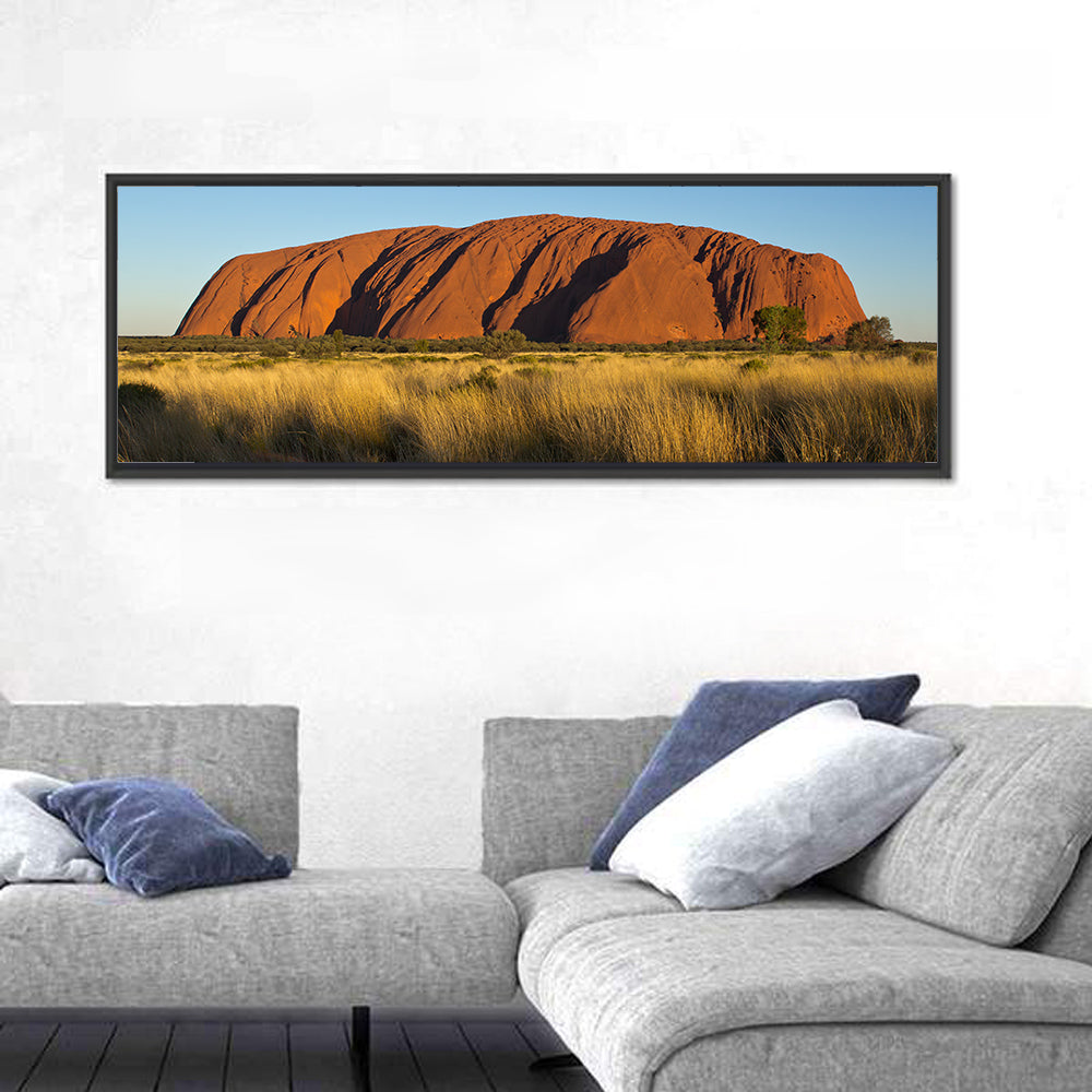 Uluru Red Rock at Golden Hour Wall Art