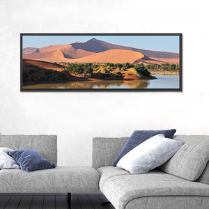 Flooded Sossusvlei In Namib Desert Wall Art