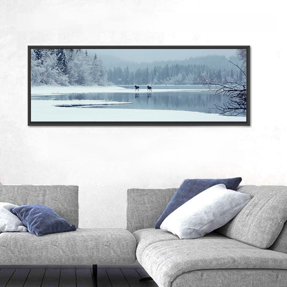 Foggy Lake Selbu Wall Art