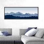 Blue Morning Mountains Wall Art