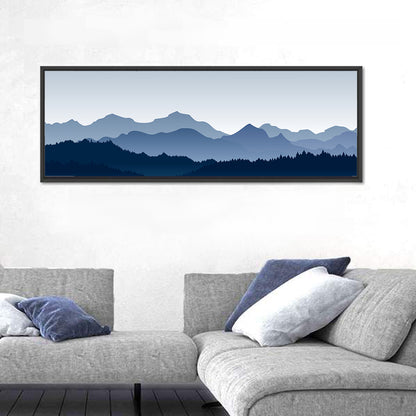 Blue Morning Mountains Wall Art