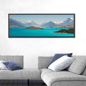 Wakatiup Lake In New Zealand Wall Art