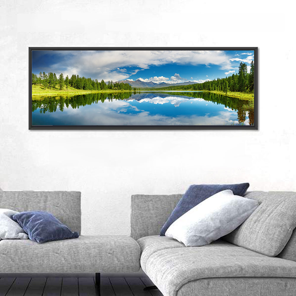 Mirror Lake in Altai Mountains Wall Art