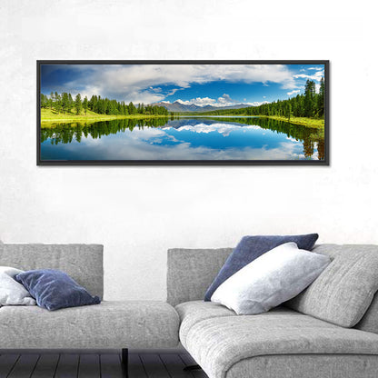 Mirror Lake in Altai Mountains Wall Art