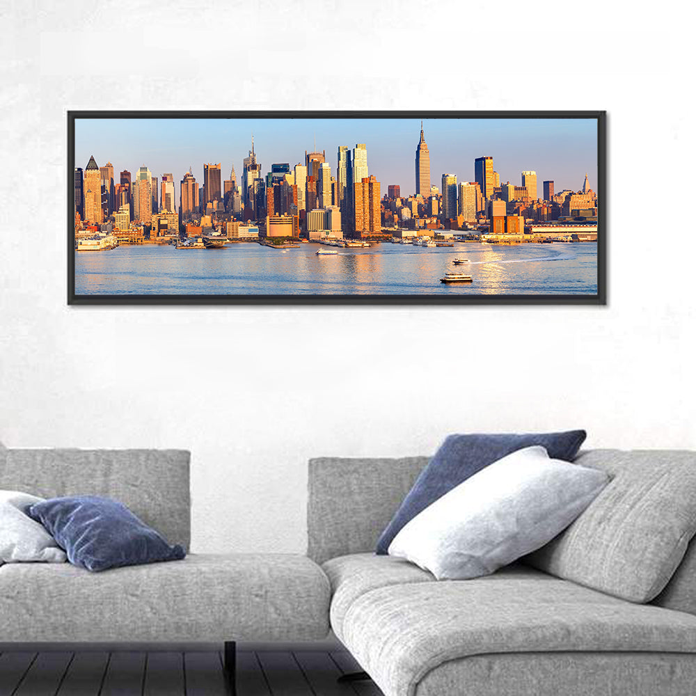 Manhattan Sunrise Over Harbor Wall Art