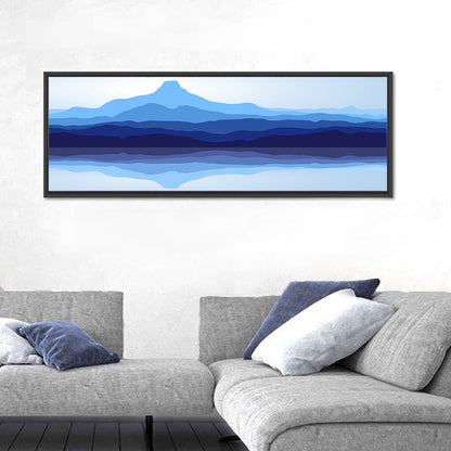 Blue Mountains With Lake Wall Art