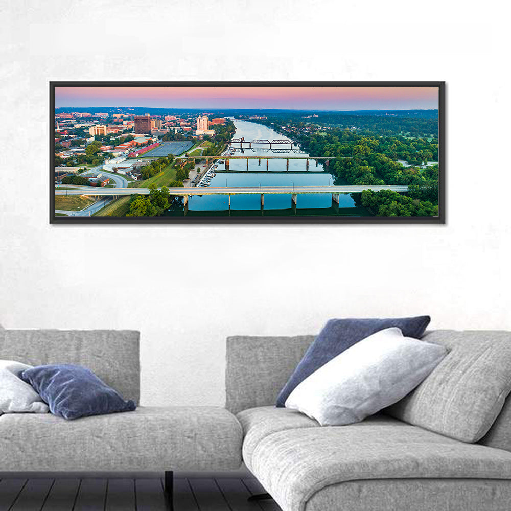 Augusta Savannah River Skyline Wall Art