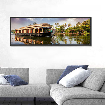 Alleppey Houseboat, Kerala Backwaters Wall Art