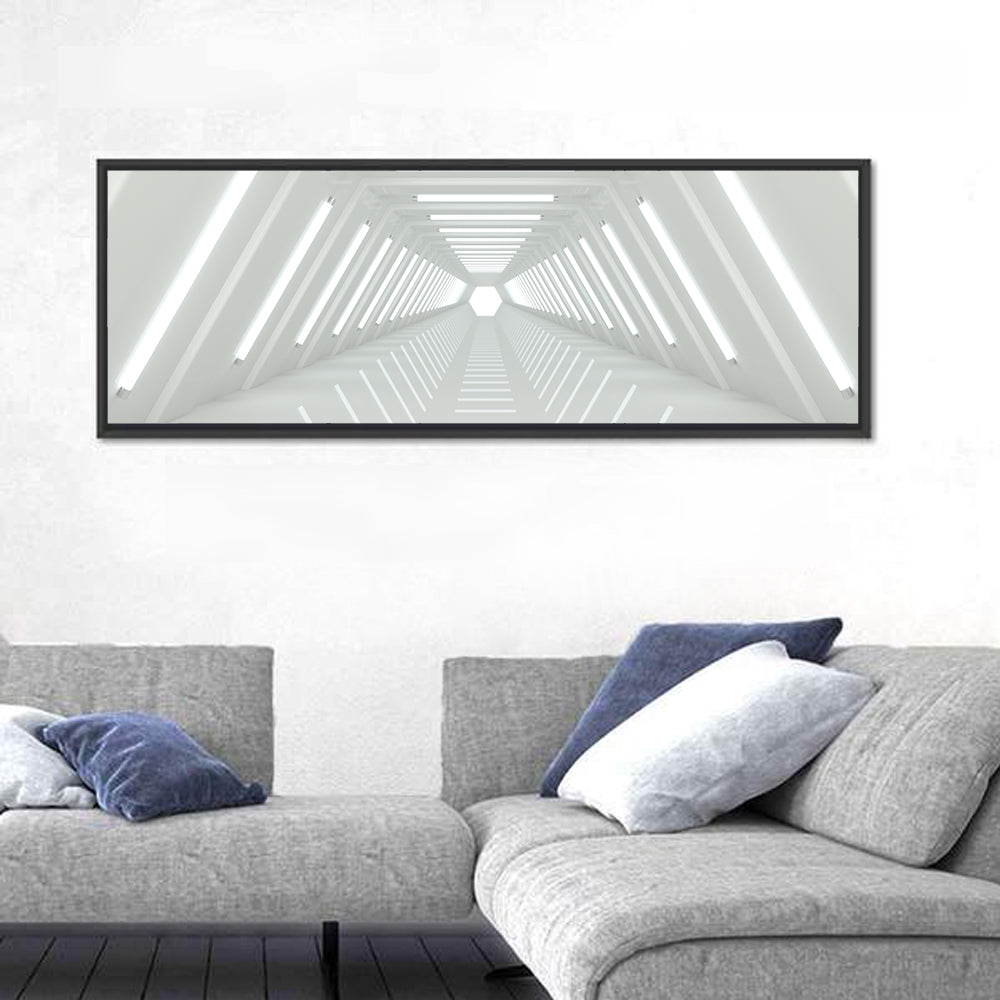 White Tunnel Wall Art