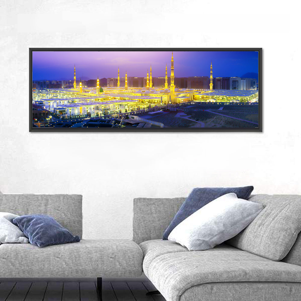 Al-masjid An-nabawi at Dusk Wall Art