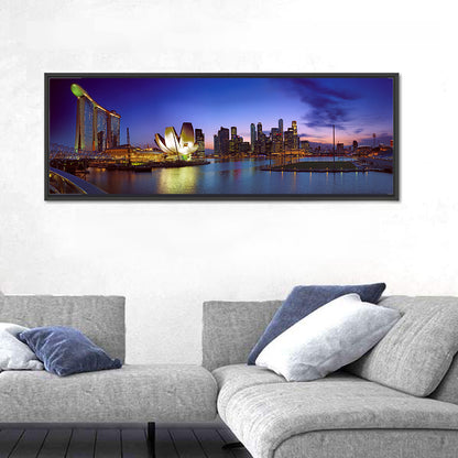 Marina Bay Sands at Twilight Wall Art