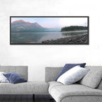 Misty Mountain Lake Wall Art