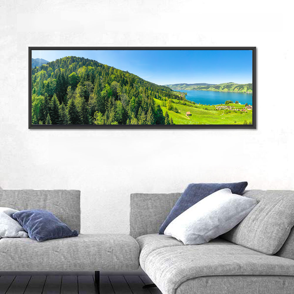 Aegerisee Lake In Switzerland Wall Art