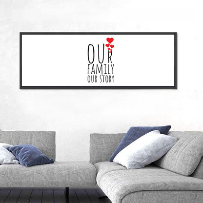 Our Family Our Story Wall Art