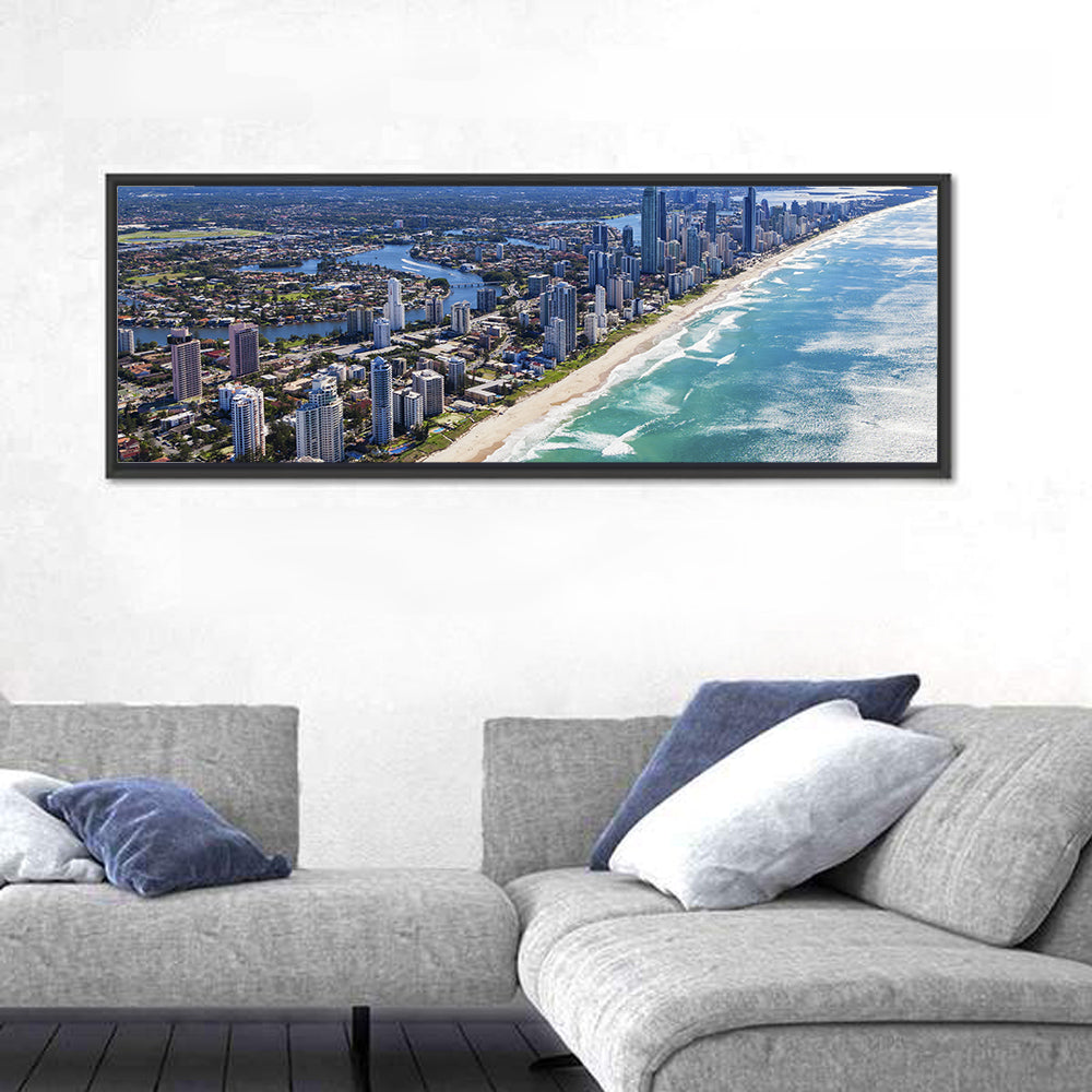 Gold Coast Surfers Paradise Skyline Wall Art