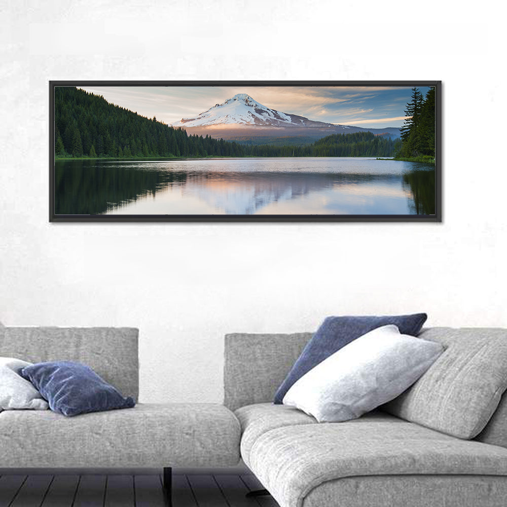 Mount Hood Over Trillium Lake Wall Art