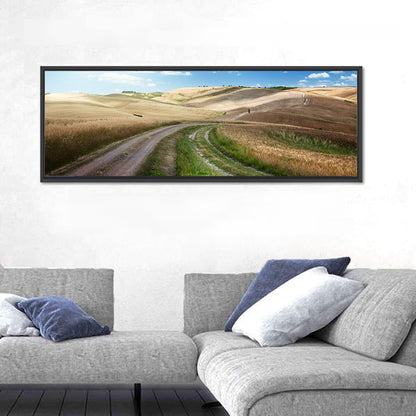 Dirt Road Through Tuscany Wall Art