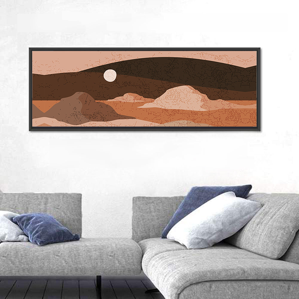 Moonlit Desert Dunes Wall Art