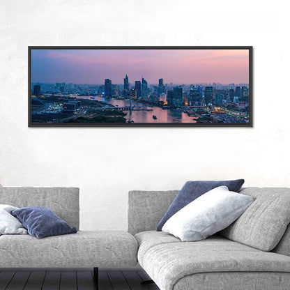 Ho Chi Minh City Skyline at Dusk Wall Art