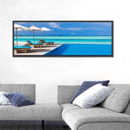 Tropical Infinity Pool Wall Art