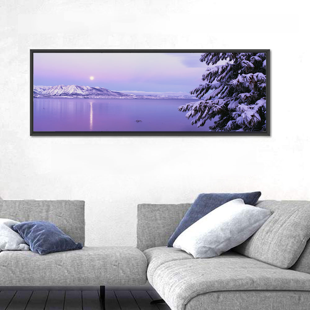 Moonlit Lake Tahoe Wall Art