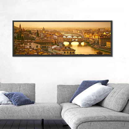 Ponte Vecchio at Sunset Wall Art