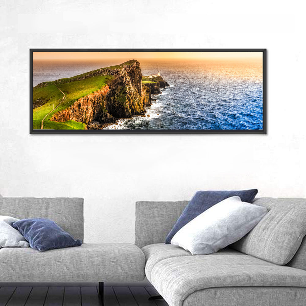 Sunset at Neist Point Lighthouse Wall Art