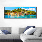 Colorful Portofino Harbor Wall Art