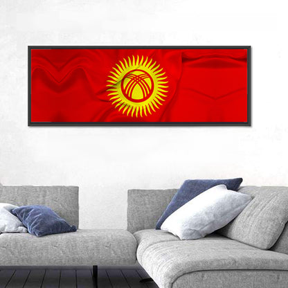 Flag Of Kyrgyzstan Wall Art=