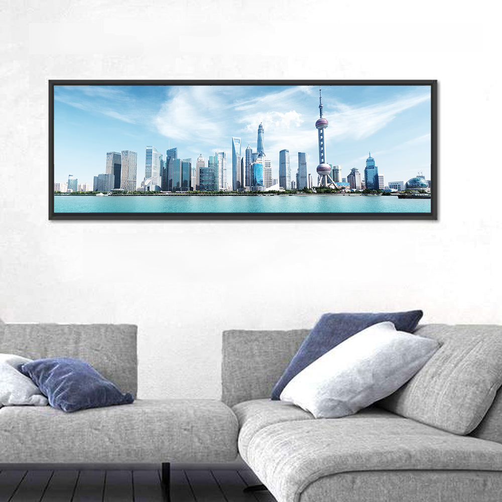 Shanghai Skyline with Oriental Pearl Tower Wall Art