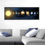 Solar System Planet Lineup Wall Art